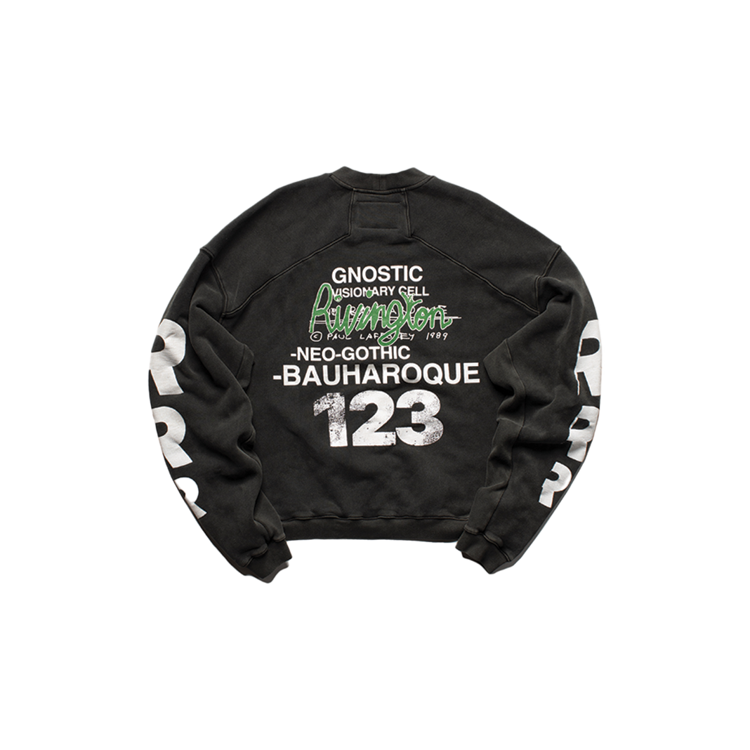 Gnostic Visionary Cell Crewneck Black – Riccardi Boston