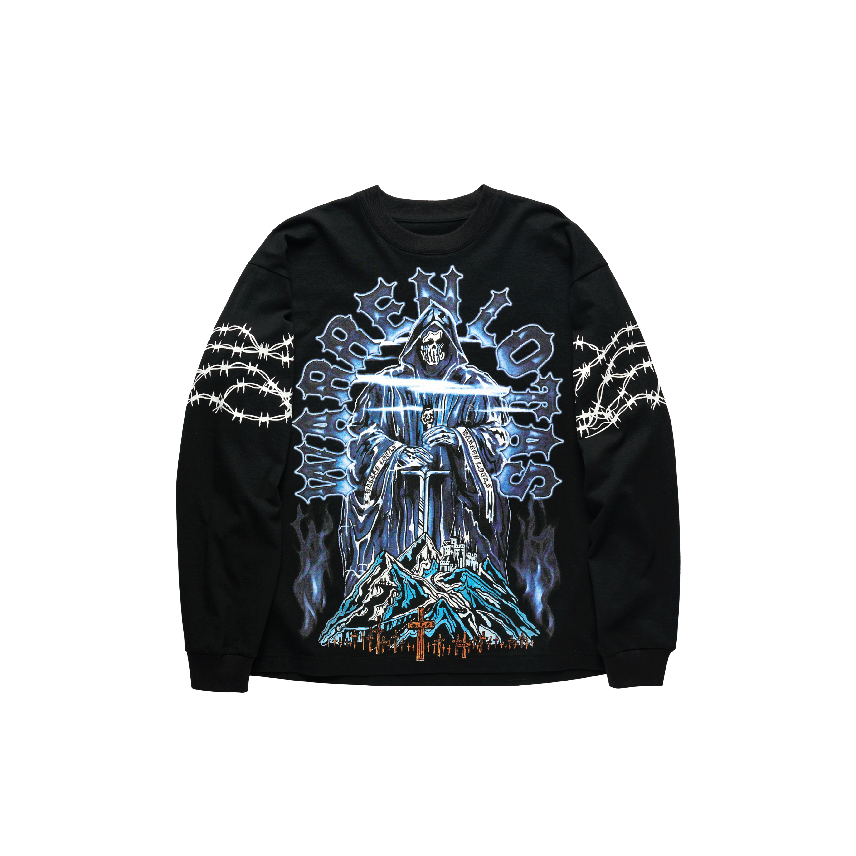 Mountain Cemetery Long Sleeve T-Shirt – Riccardi Boston