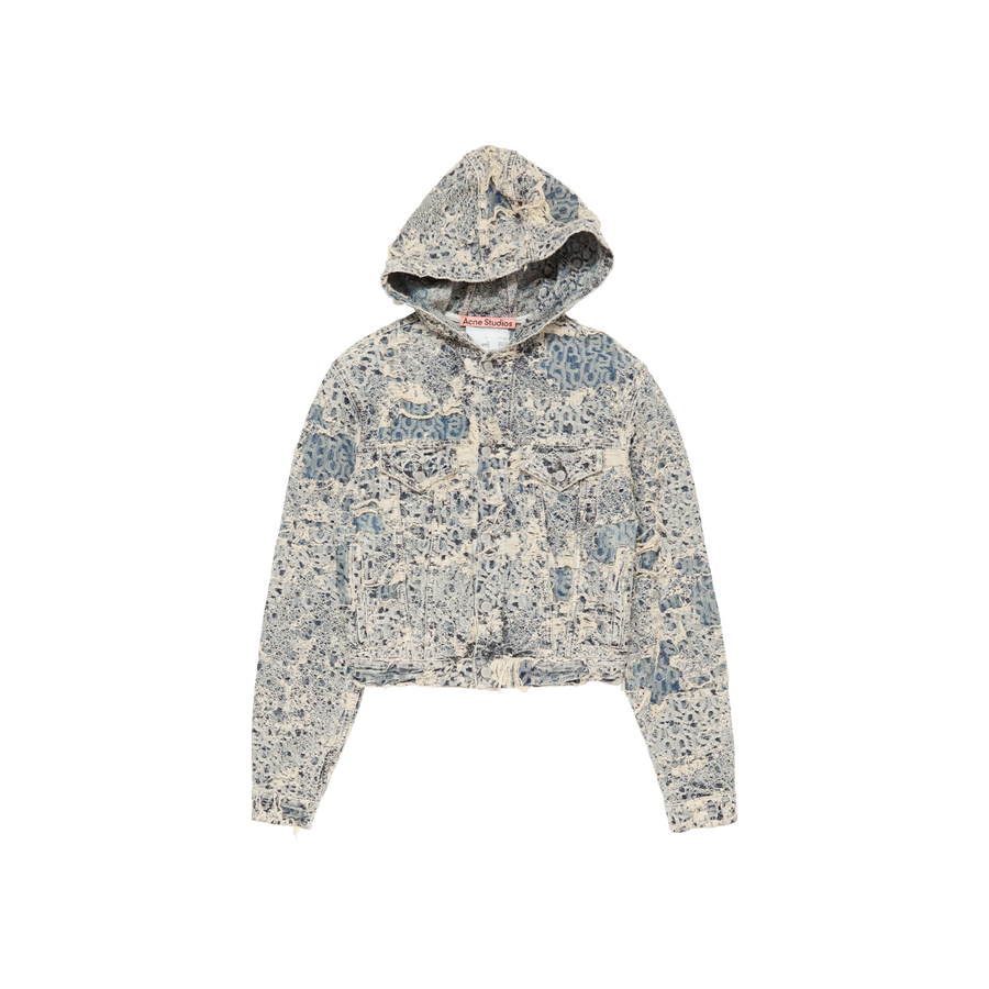 Denim Jacket With Hood