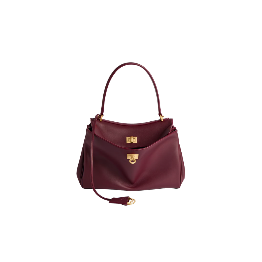 Rodeo Handbag Small in Dark Burgundy