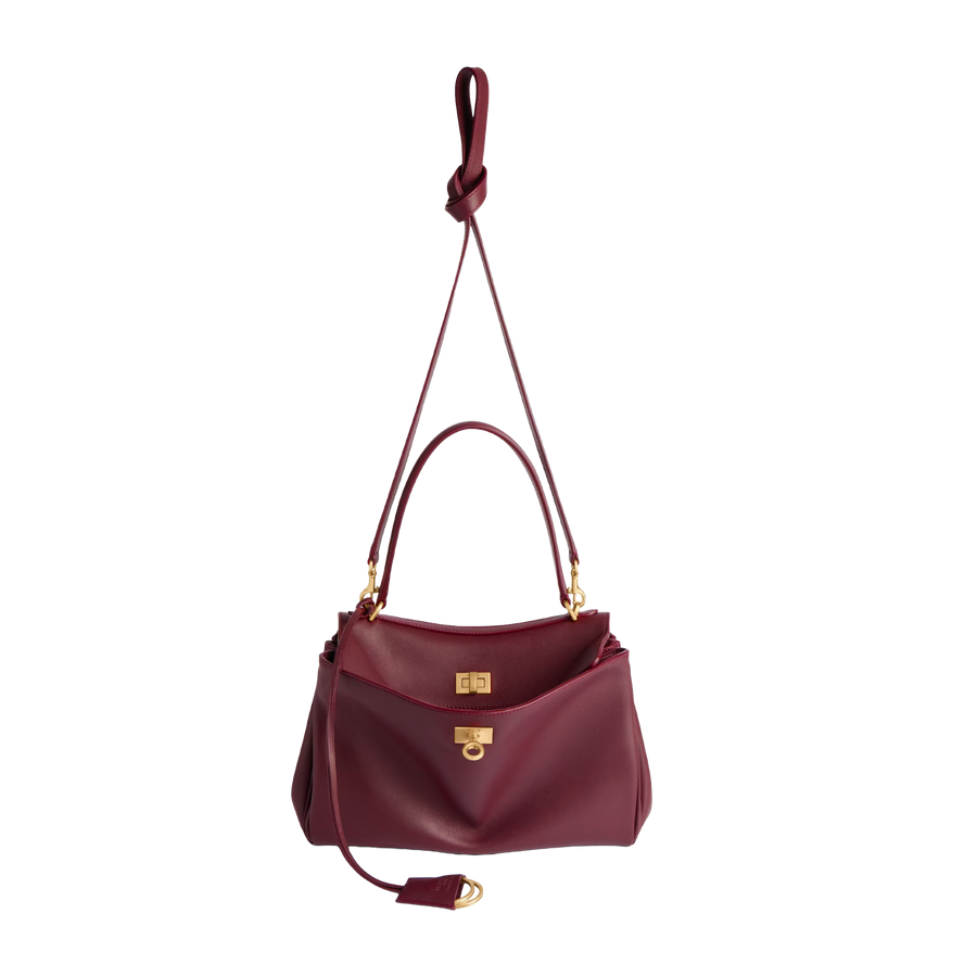Rodeo Handbag Small in Dark Burgundy