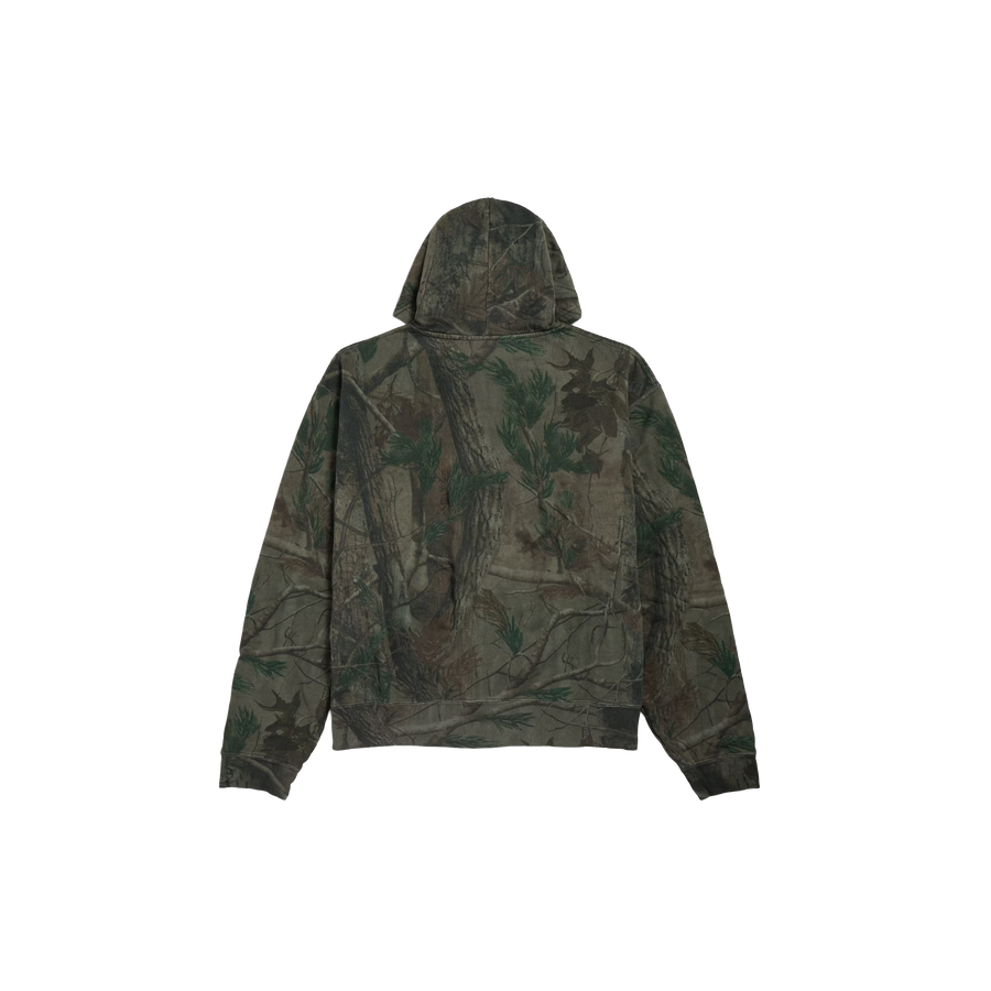 Diamond B Oversized Zip-Up Hoodie