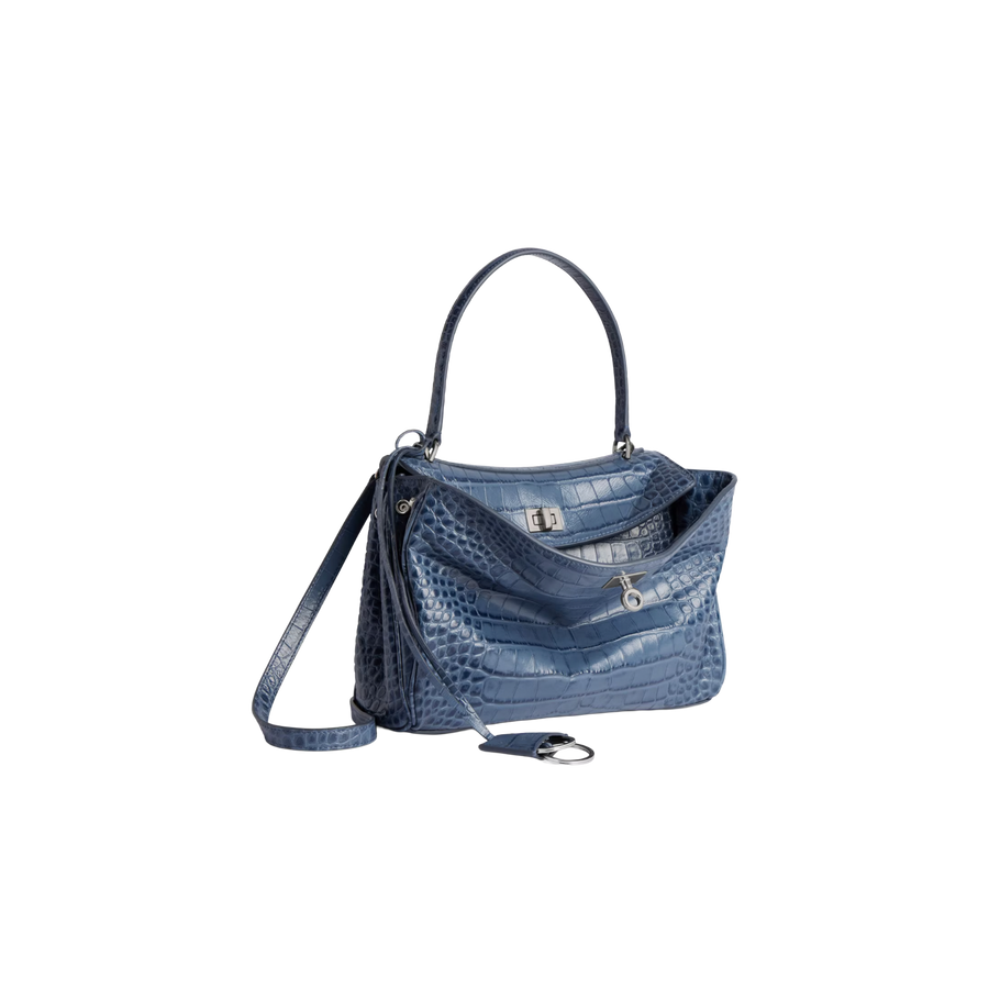 Rodeo Handbag Small in Faded Dark Blue