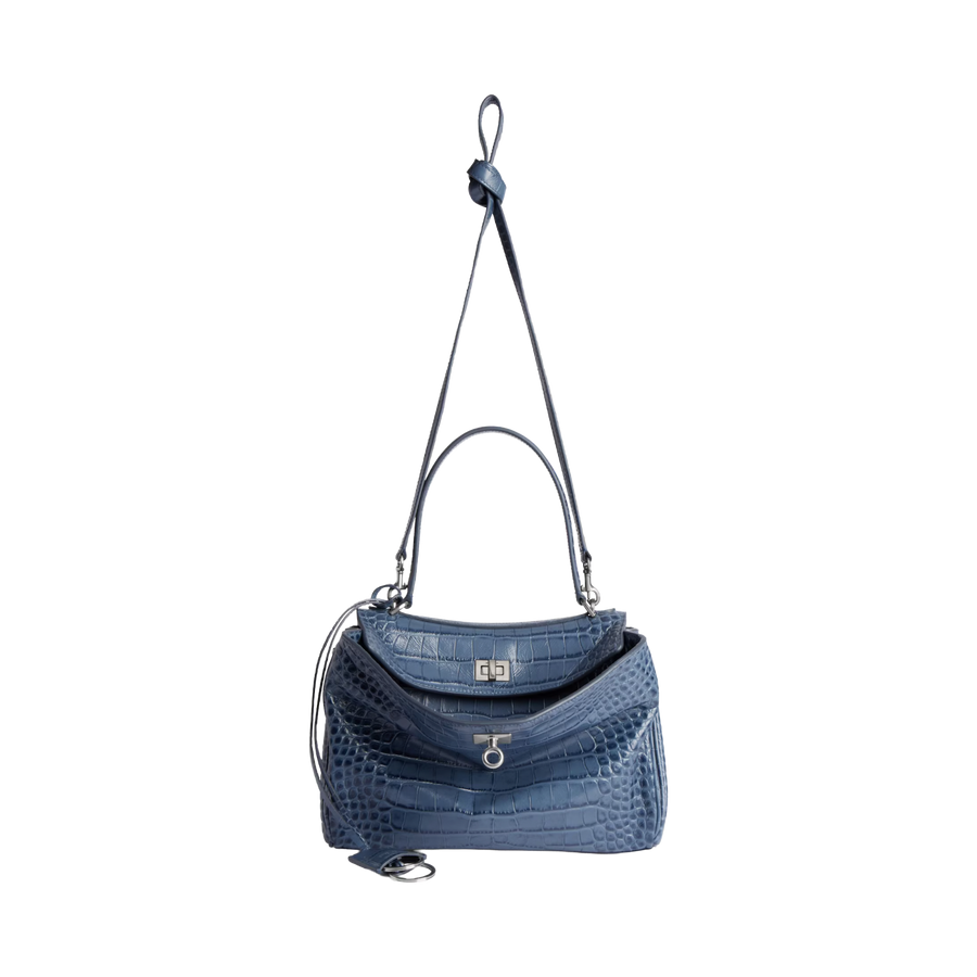 Rodeo Handbag Small in Faded Dark Blue