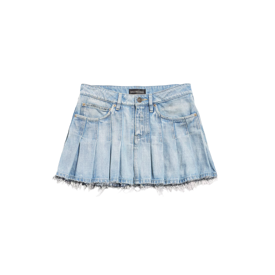 Pleated Mini Skirt