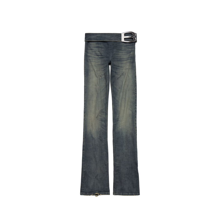 Buckle Bootcut Pants