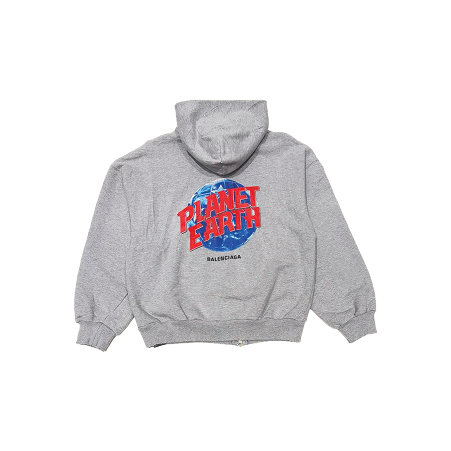 Planet Earth Reg Fit Zip Hoodie