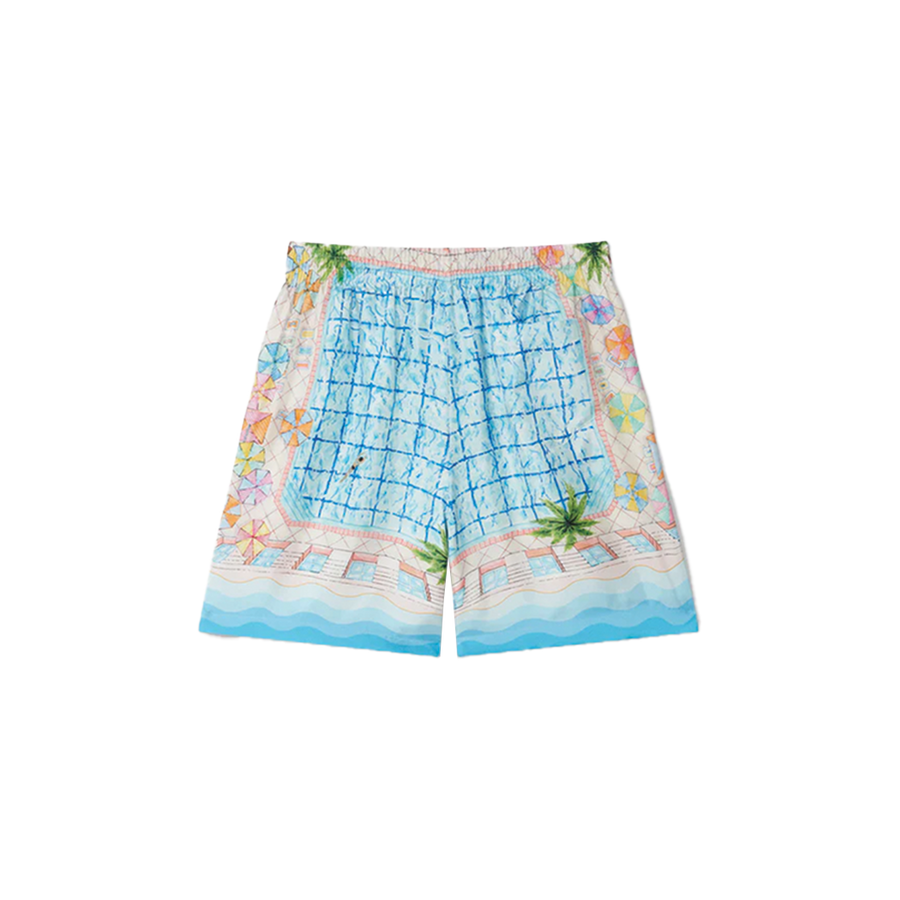 Le Plongeon Silk Shorts