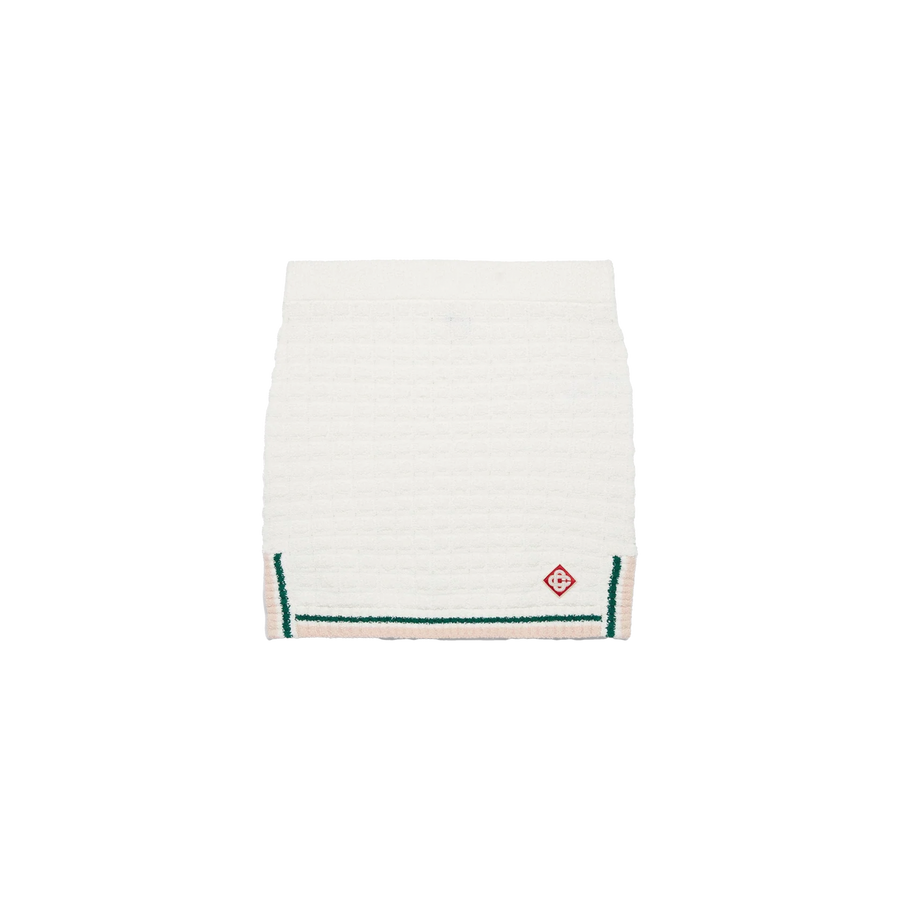 Cotton Bouclé Mini Skirt