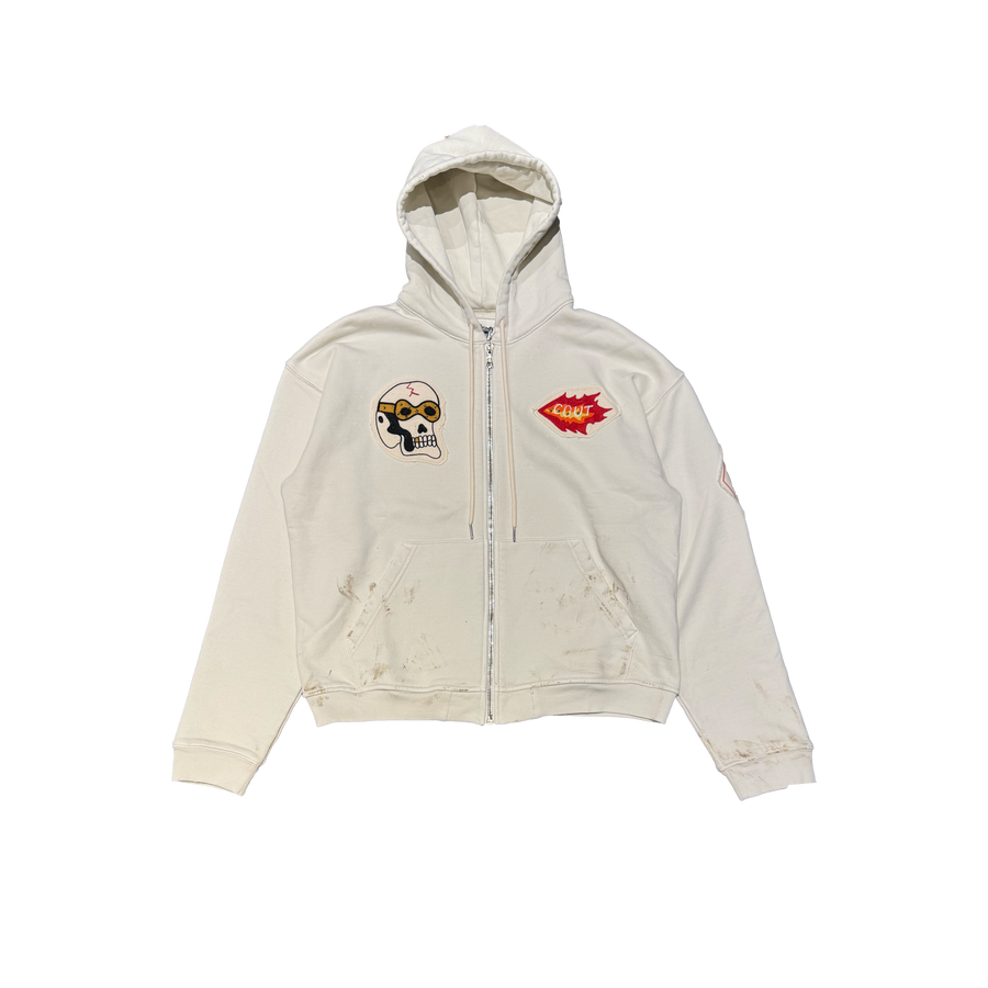 Lynard Chopper Zip Up Hoodie