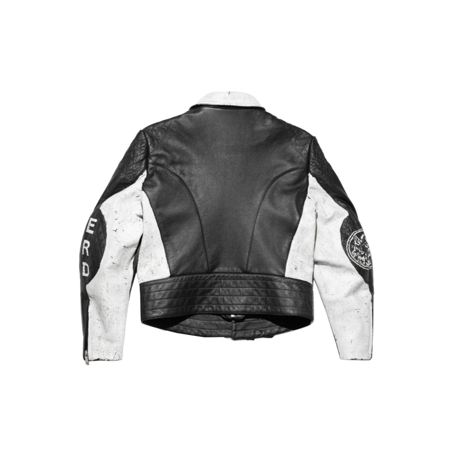 Dog In Restraint Leather Jacket