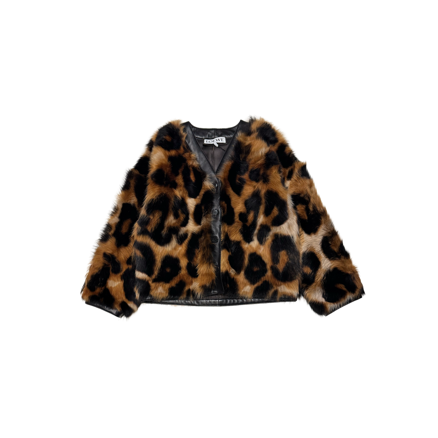Cardigan in Shearling