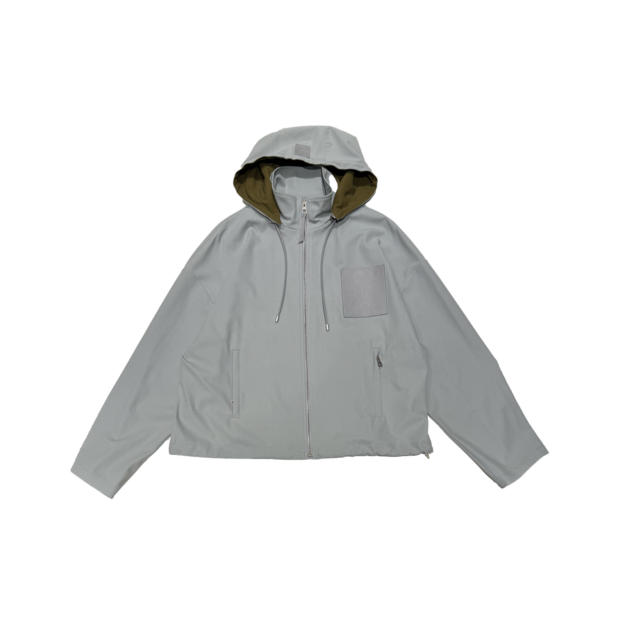 Hooded Jacket in Cotton