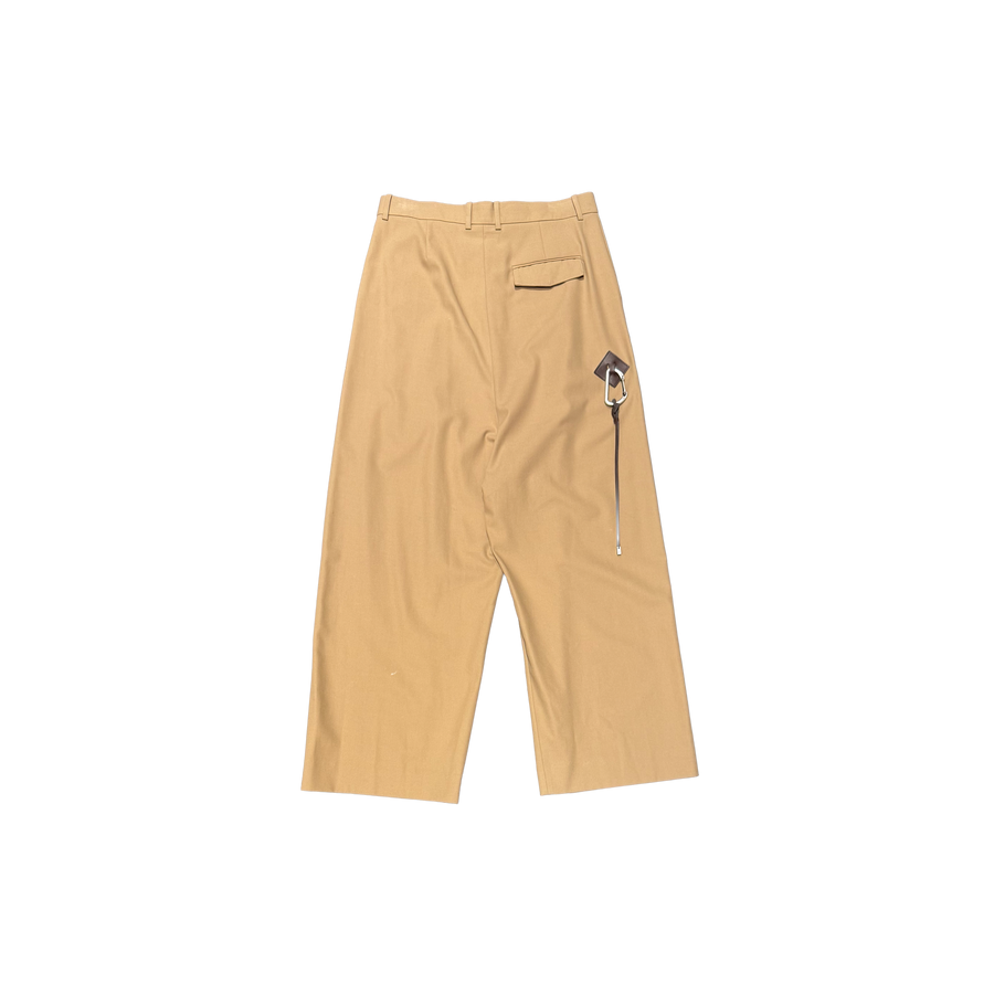 Low Crotch Trousers in Cotton