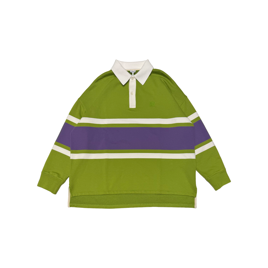 Long Sleeve Polo in Cotton