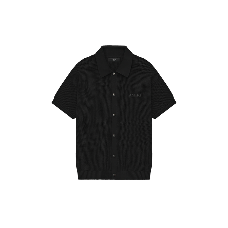 Crochet Mesh Polo