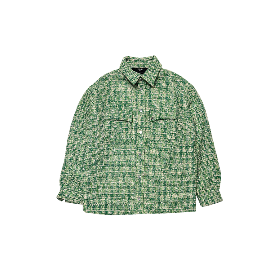 Boucle Padded Overshirt