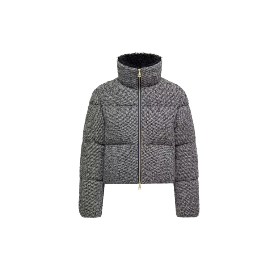 Grew Careil Wool Bouclé Short Down Jacket