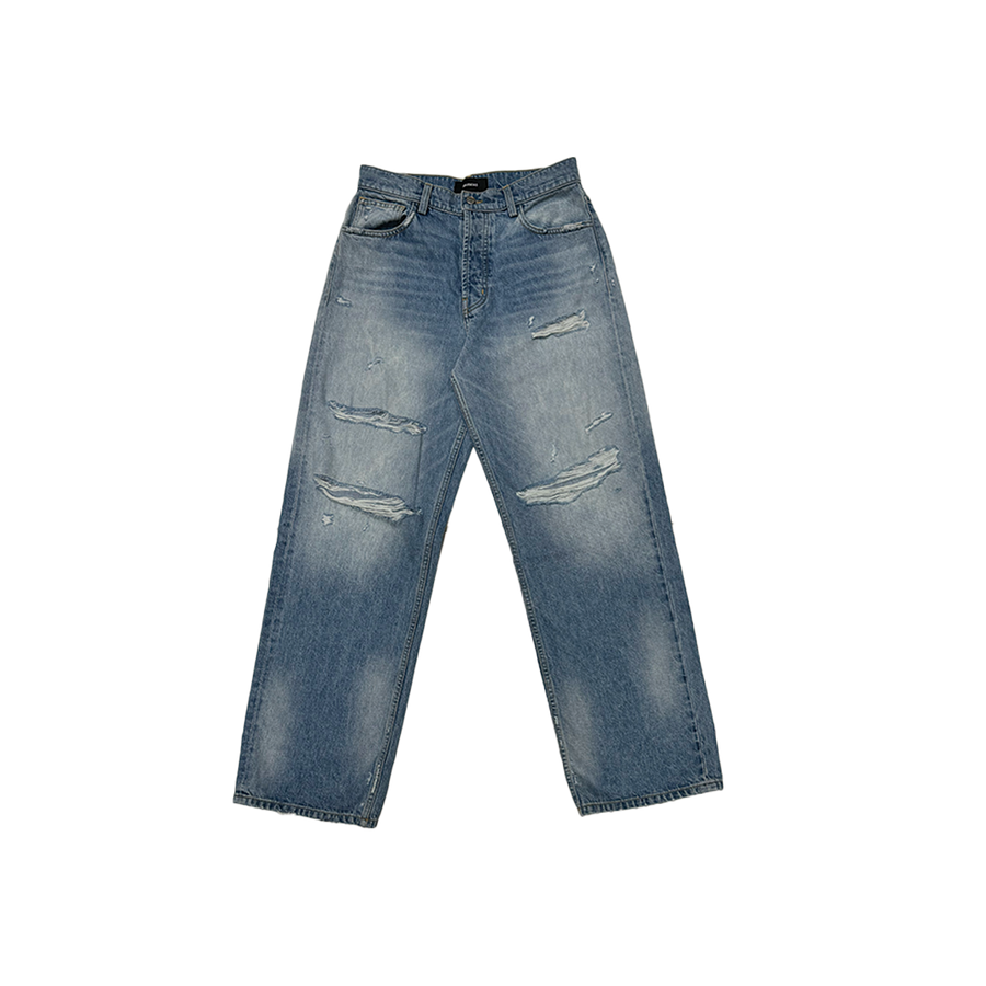 Tinted Wide Straight Jeans