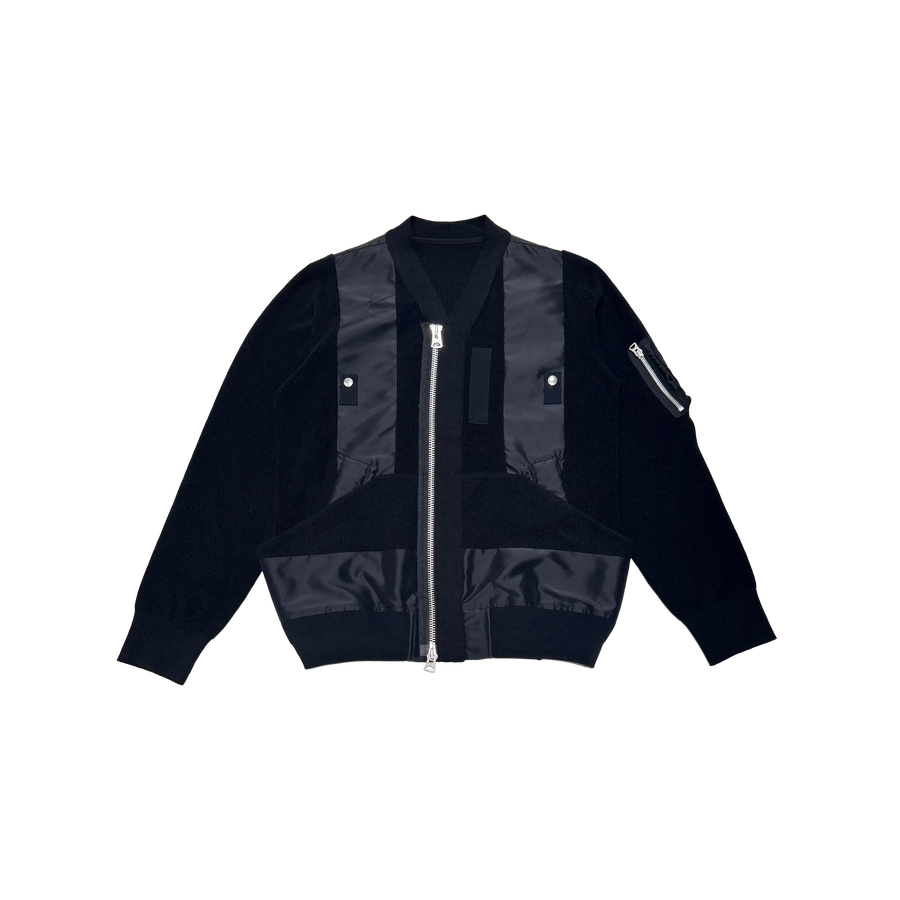 Nylon x Knit Blouson