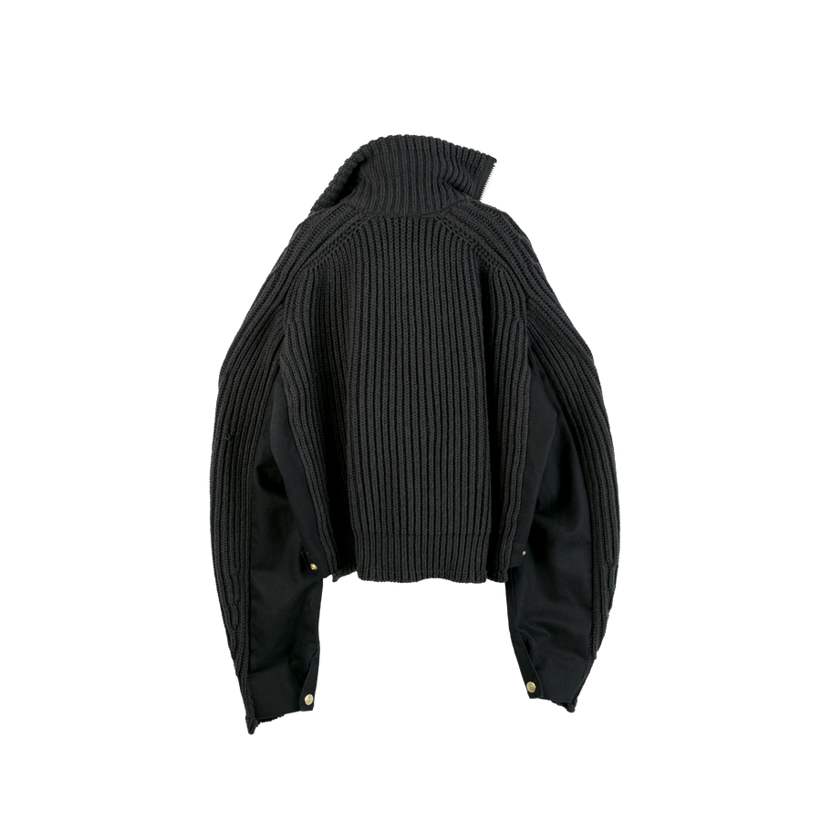 Sacai x Carhartt WIP Duck x Wool Knit Blouson – Riccardi Boston Sacai x Carhartt WIP Duck x Wool Knit Blouson – Riccardi Boston