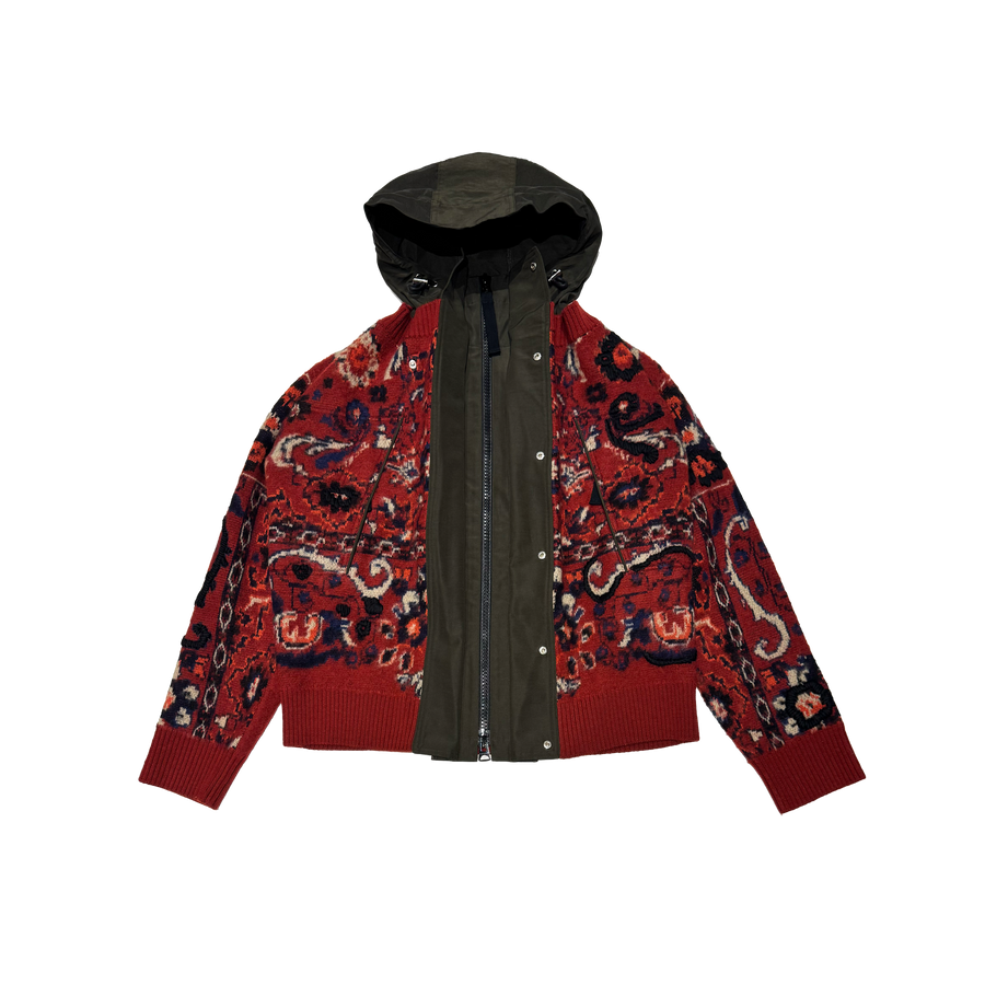 Floral Knit Blouson