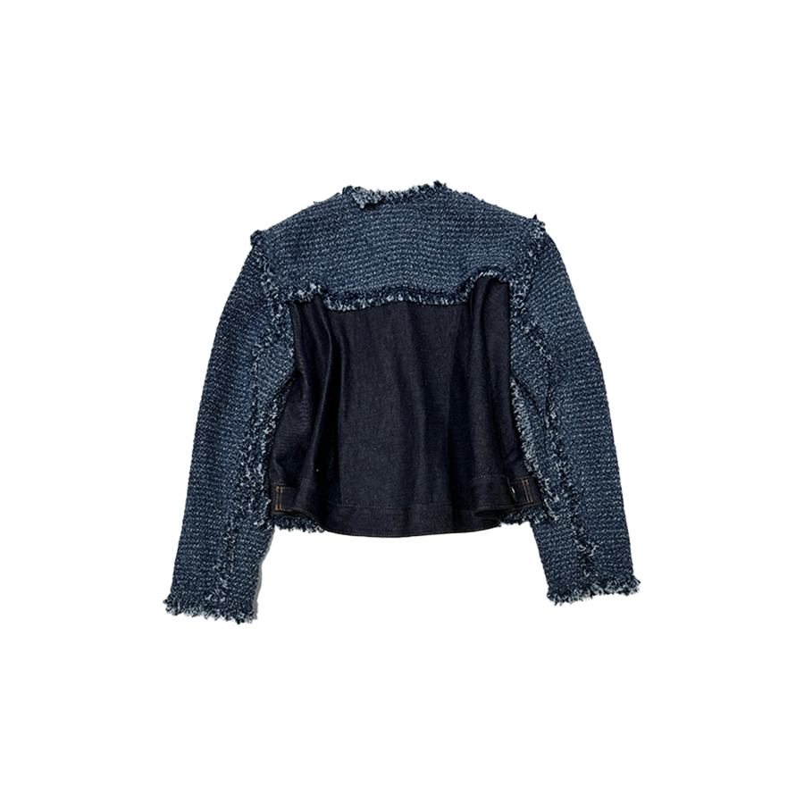 Cotton Denim Punching Jacket