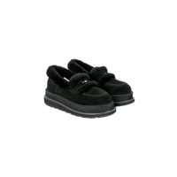 靴 UGG sacai Loafer x UGG suede and shearling penny loafers in brown - Sacai | Mytheresa