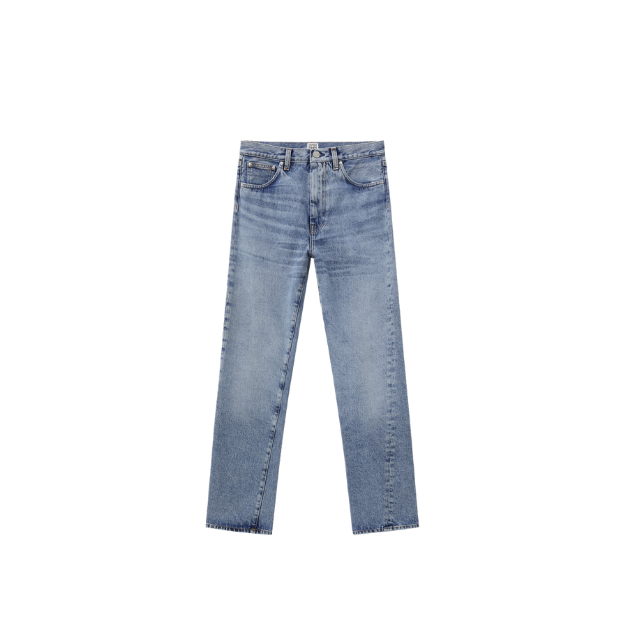 Twisted Seam Denim Worn Blue