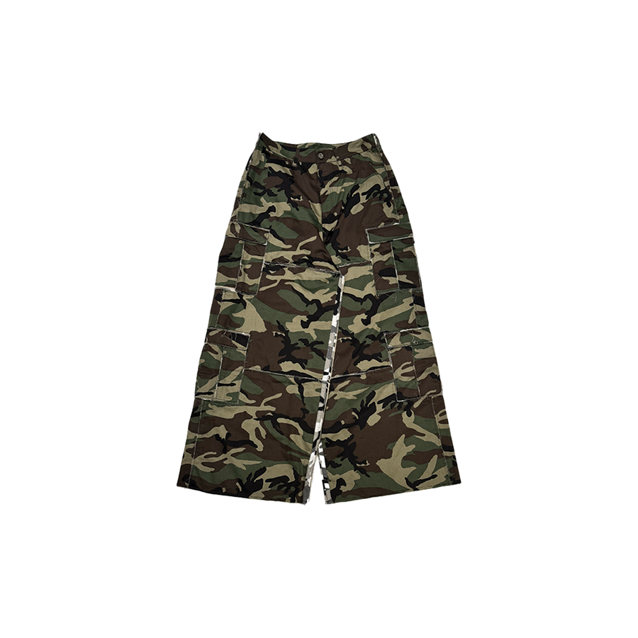 Patched Camo Cargo Pants