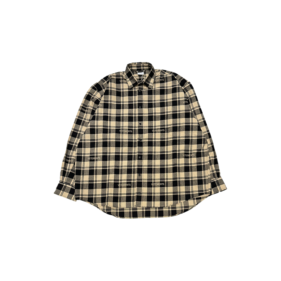 Logo Plaid Shirt