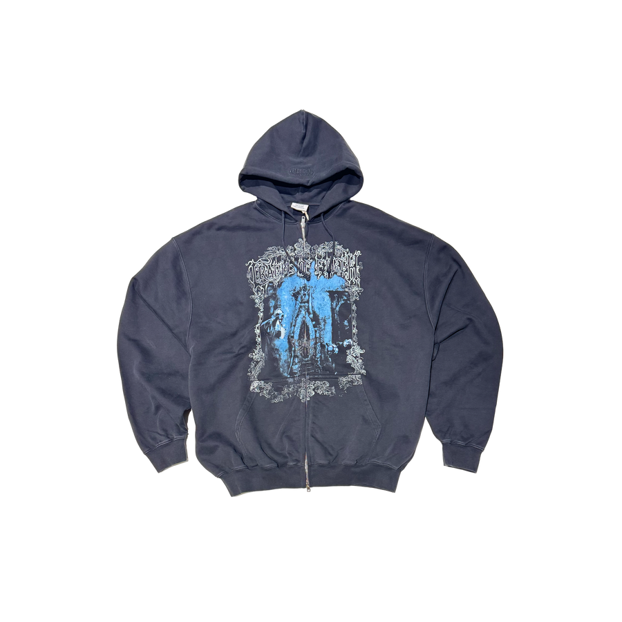 Cradle of Filth Butterfly Oversized Zip-Up Hoodie