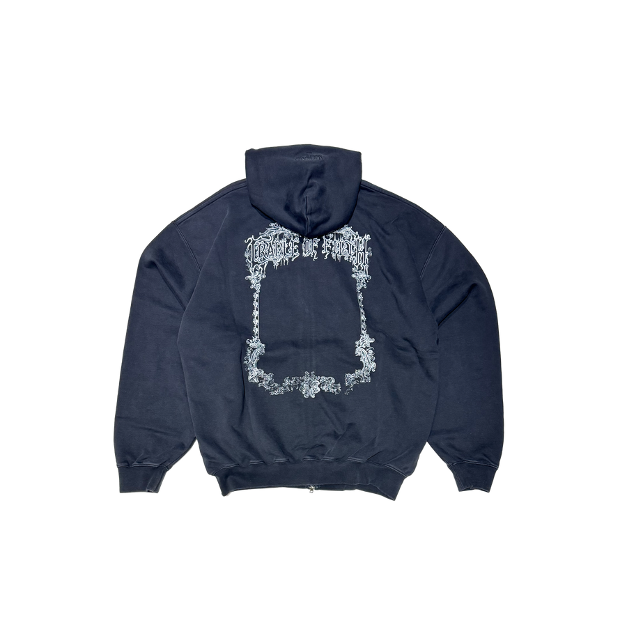 Cradle of Filth Butterfly Oversized Zip-Up Hoodie