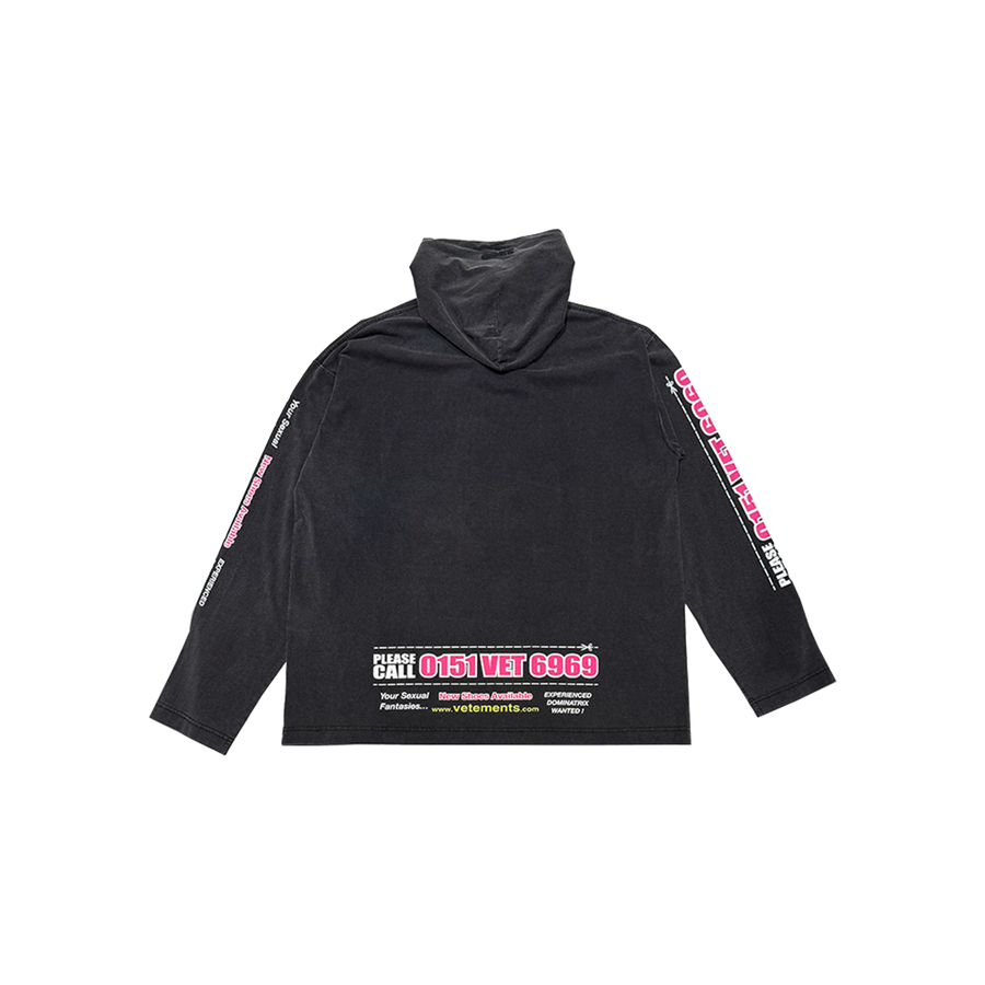 Dominatrix Hotline Jersey Hoodie