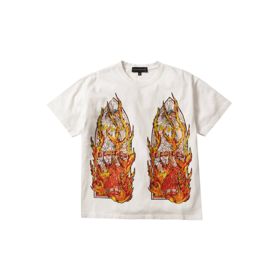 Rhinestone Flame Glass Jersey