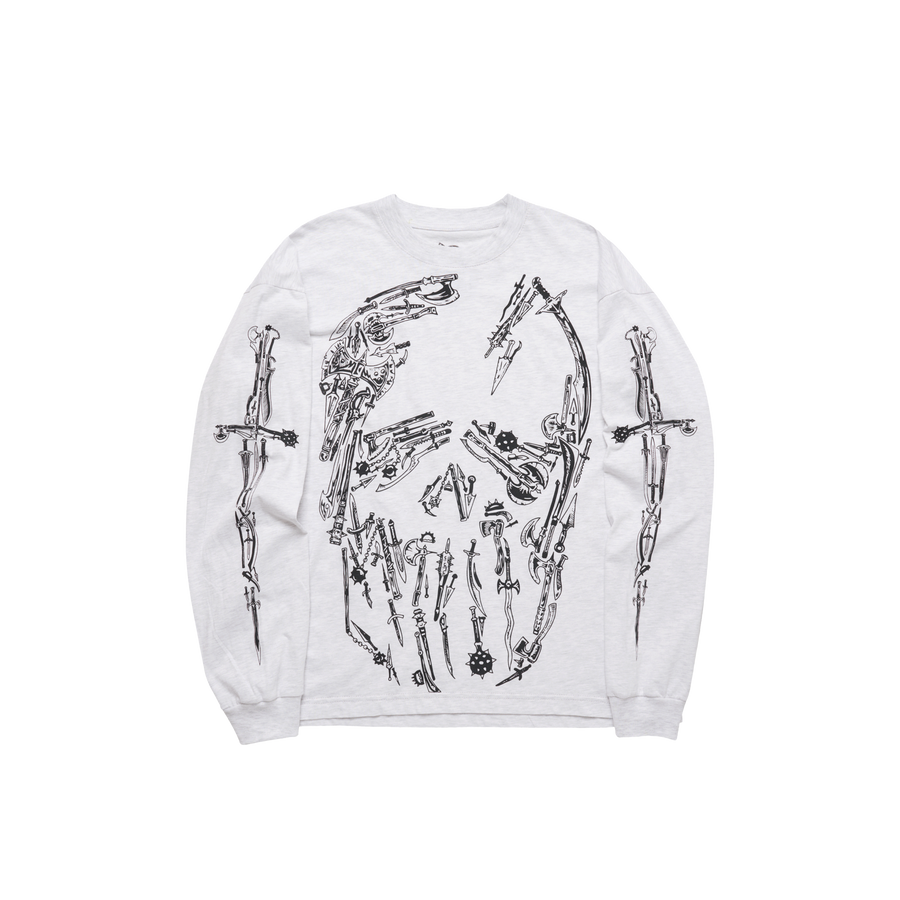 Arsenal Skull Long Sleeve T-Shirt