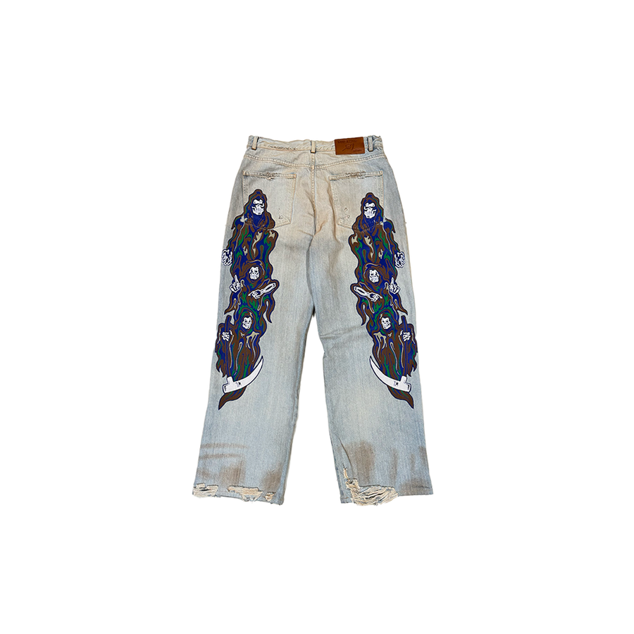 Baggy Printed Jean