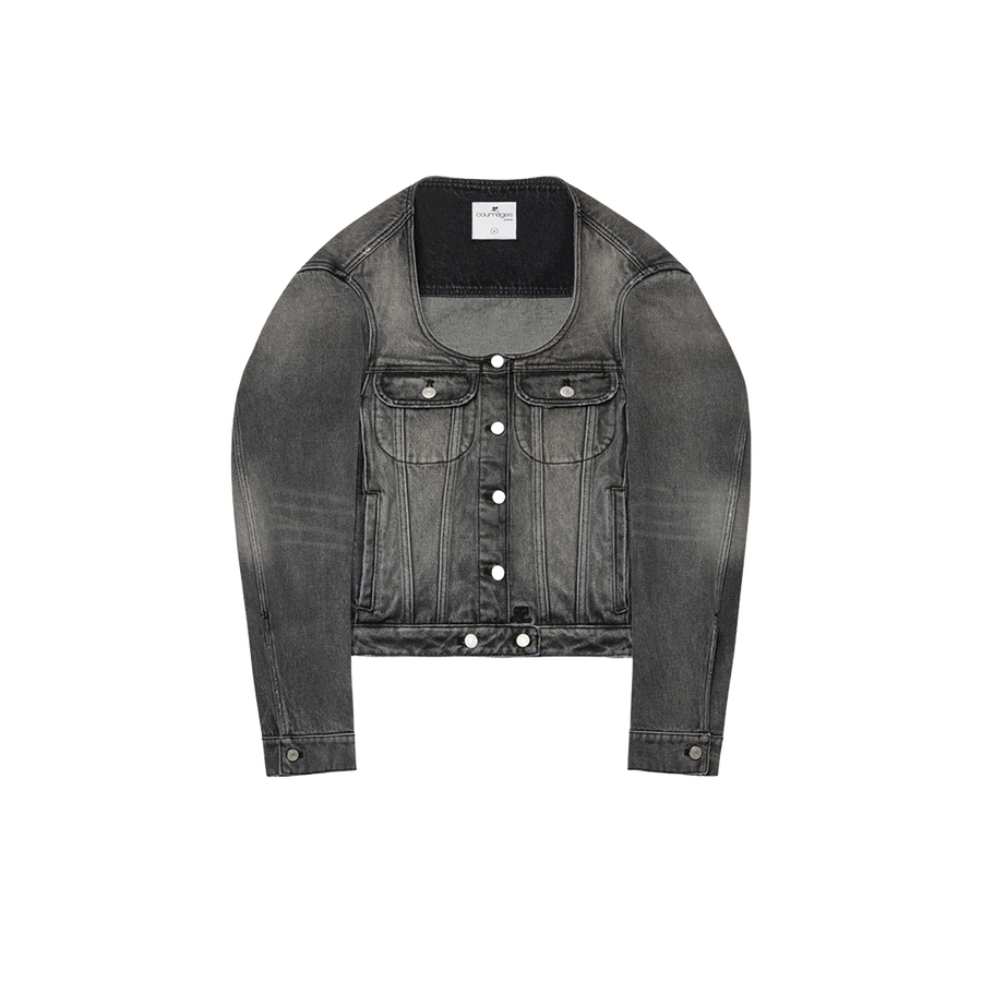 Cocoon Stonewashed Denim Jacket