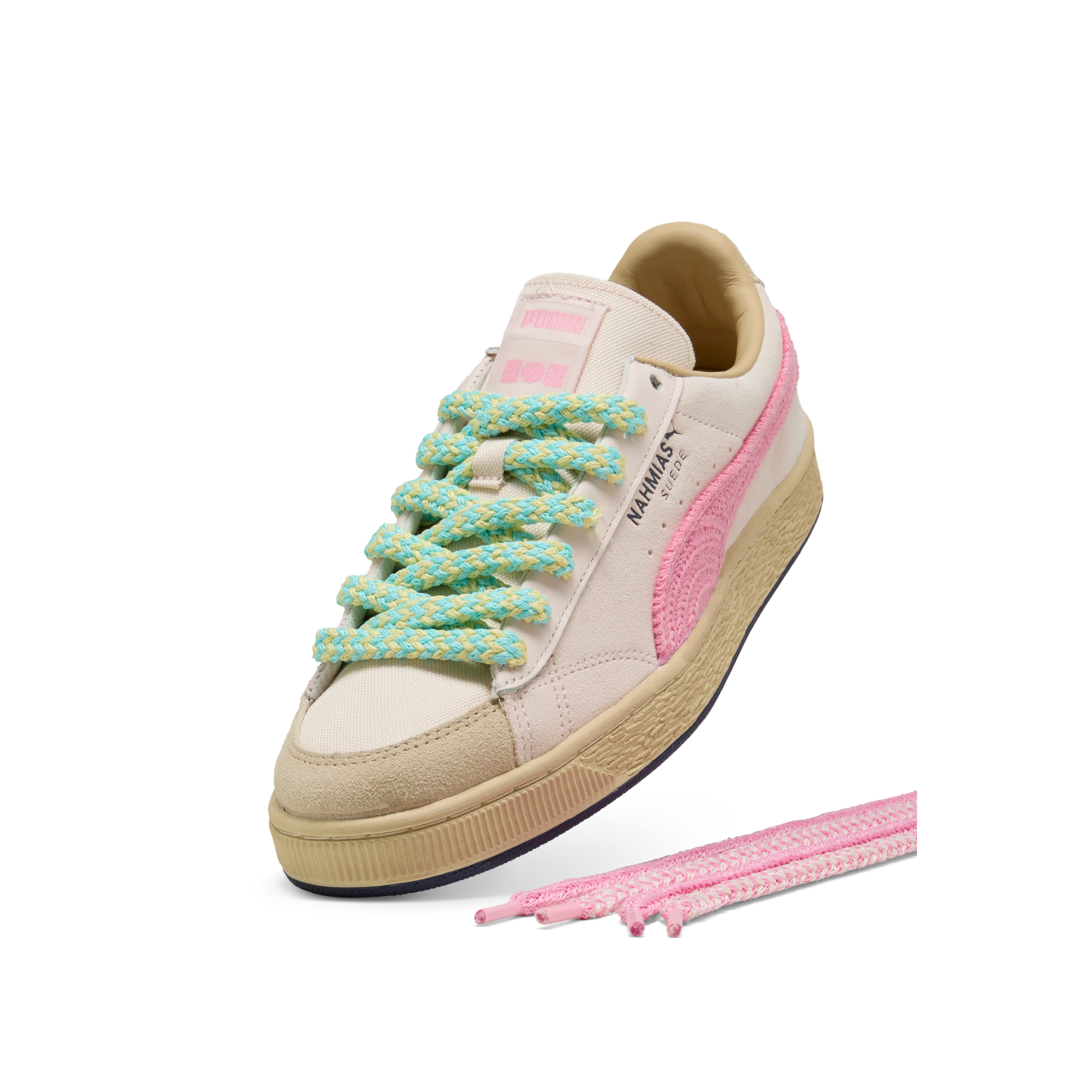 Puma Suede Nahmias Crochet Pink Pixel – Riccardi Boston